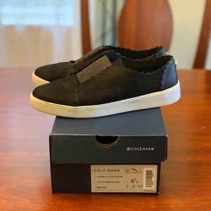 EUC Cole Haan Grand Crosscourt Scallop Slip On
